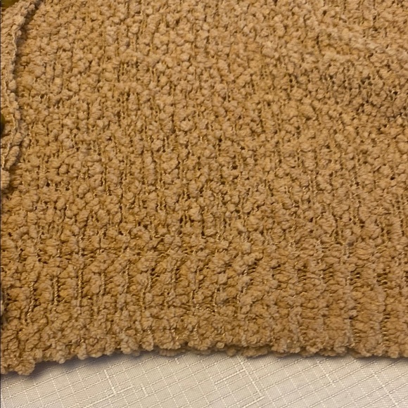 Cozy Tan Textured Knit Cardigan - Picture 7 of 7